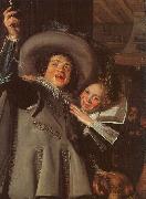 Frans Hals Young Man and Woman in an Inn oil painting